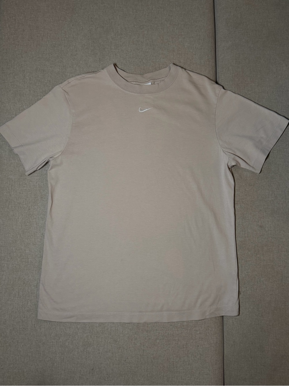 Nike Women’s Short Sleeve Crew Tee in Beige
